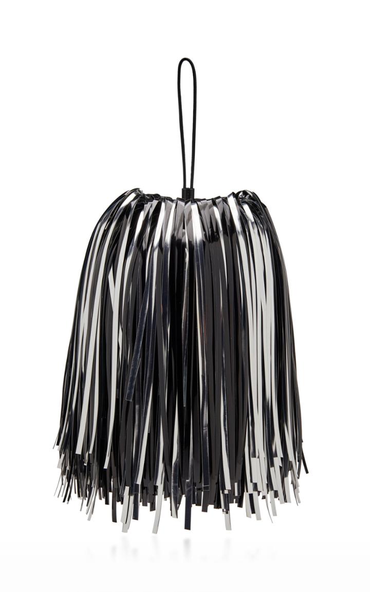 Off-white C/o Virgil Abloh Plastic Fringes Popon Bag