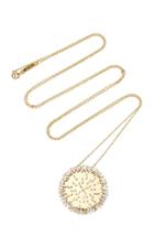 Suzanne Kalan Solid Disc Fireworks Pendant Necklace