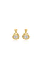 Prounis Small Moonstone Bell Earrings