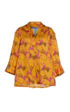 Rianna + Nina Marta Silk Printed Evening Top