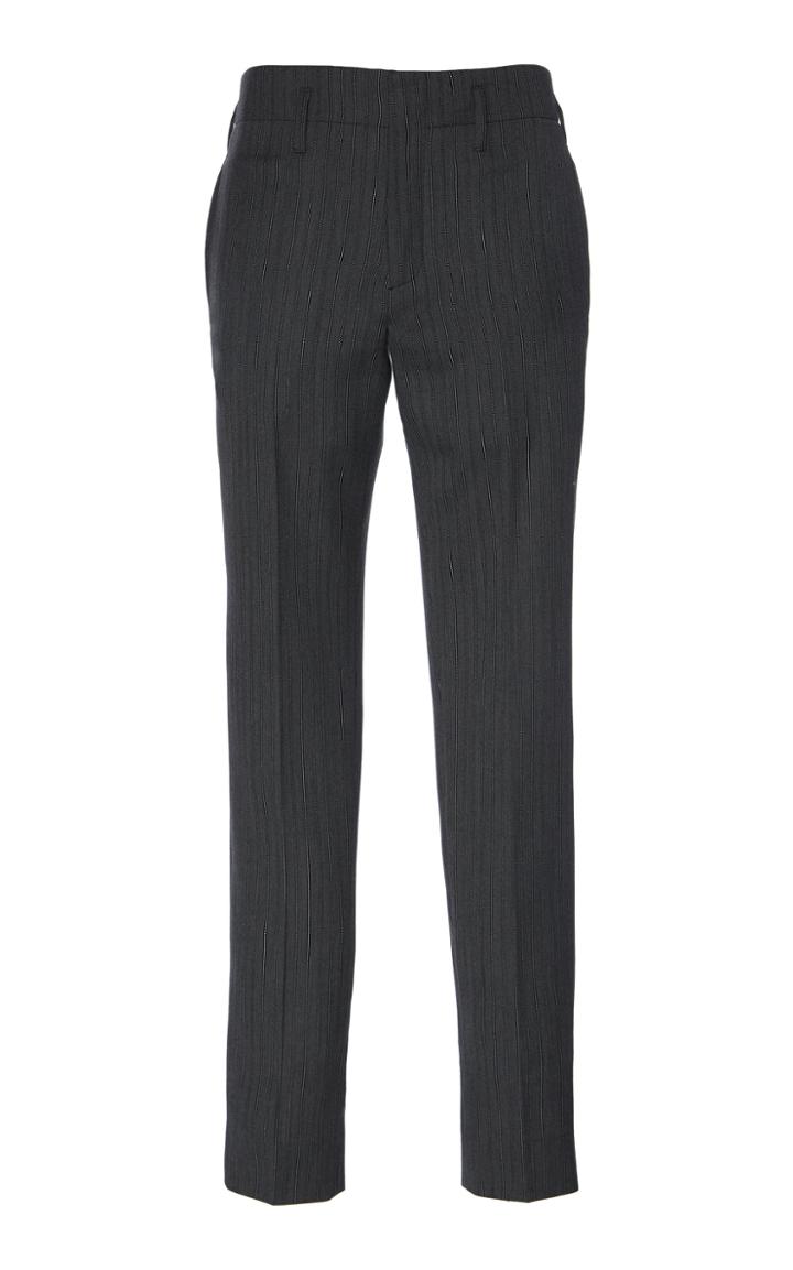 Salvatore Ferragamo Tailored Wool Blend Pants