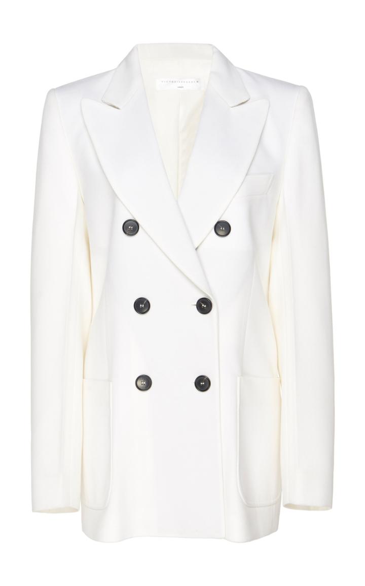 Victoria Beckham Double-breasted Wool Blazer