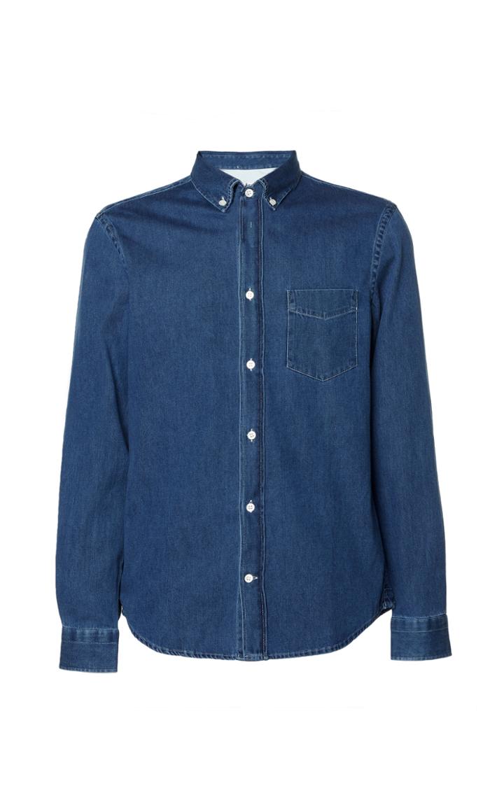 Acne Studios Isherwood Cotton-chambray Shirt