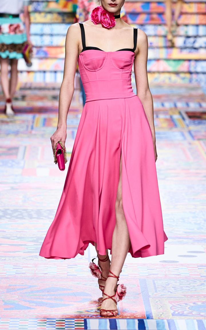 Moda Operandi Dolce & Gabbana Cady Midi Dress