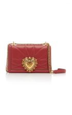 Moda Operandi Dolce & Gabbana Devotion Embellished Quilted Leather Shoulder Bag