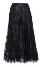 Moda Operandi Andrew Gn High-rise Sheer Chantilly Lace Skirt Size: 34