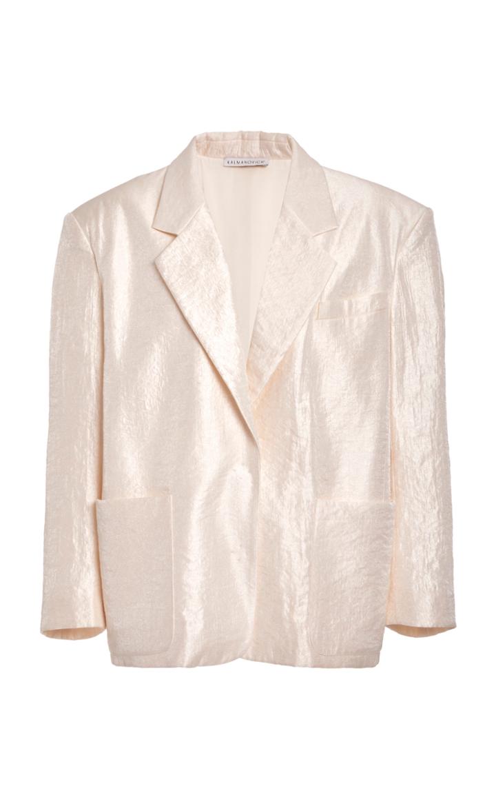 Moda Operandi Kalmanovich Boxy Notched Lapel Blazer Size: 2