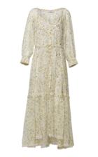 Dorothee Schumacher Fragile Flowering Tiered Silk Maxi Dress