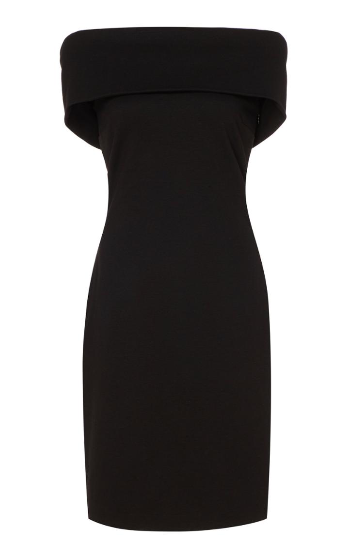 Rosetta Getty Banded Off-the-shoulder Knit Dress