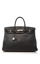 Heritage Auctions Special Collections Hermes 40cm Black Clemence Leather Birkin