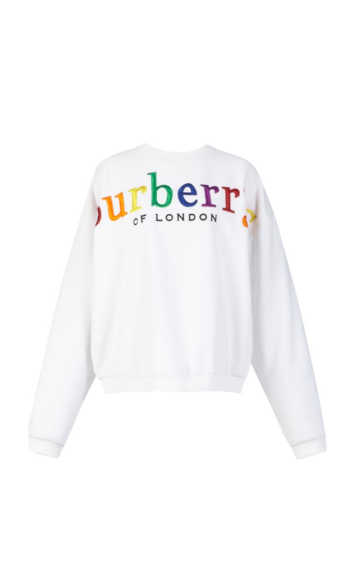 Burberry Embroidered Crewneck Sweater