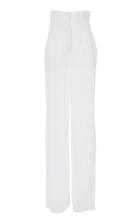 Balmain High-waisted Pleated Jersey Pants