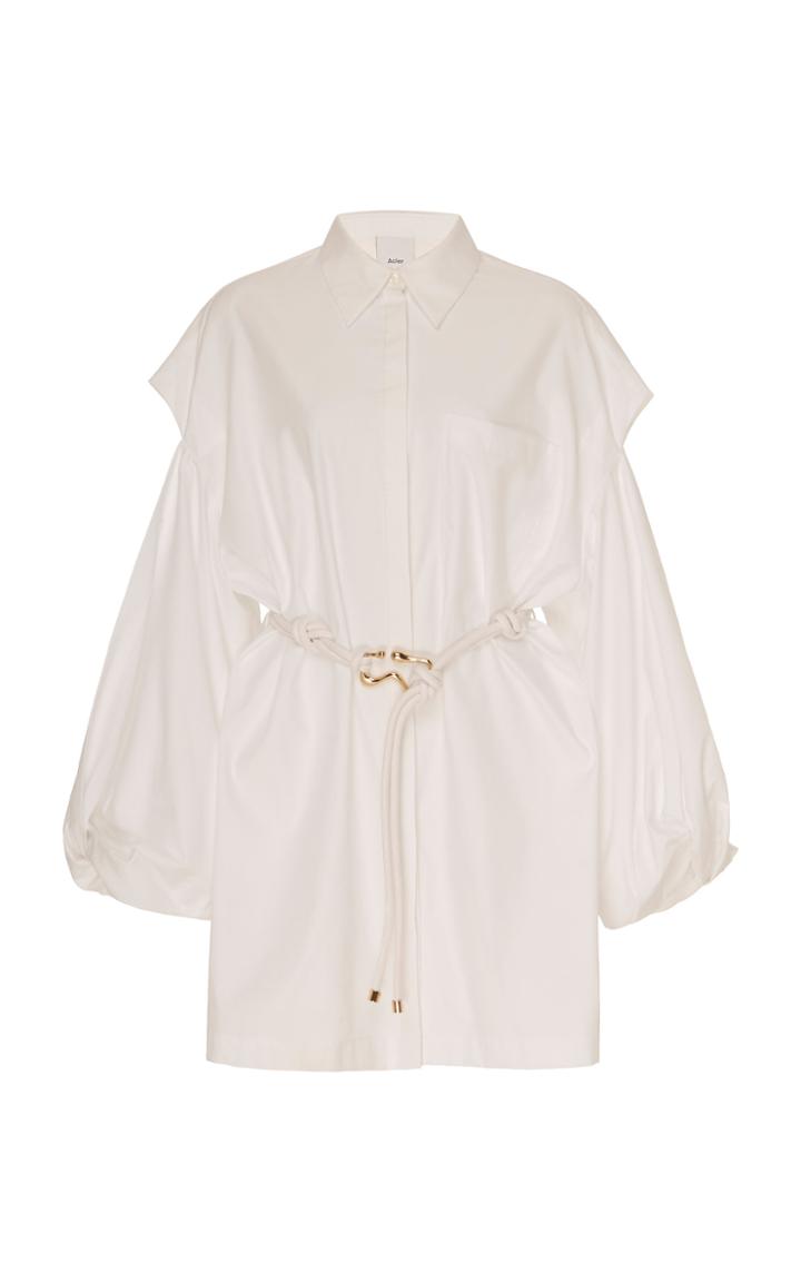 Moda Operandi Acler Jenga Cut Out Shirt Dress Size: 4