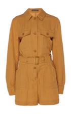 Alberta Ferretti Pocket-detailed Twill Jumpsuit