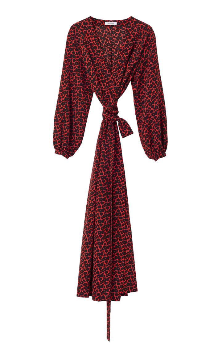Rodebjer Khalida Wrap-effect Crepe Dress