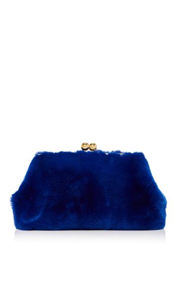 Blood & Honey Rabbit Fur Clutch