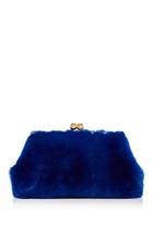 Blood & Honey Rabbit Fur Clutch