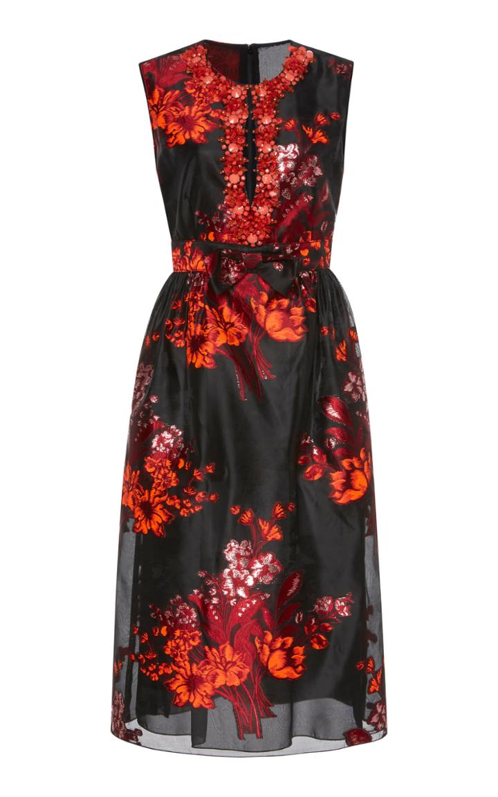 Anna Sui Kismet Lurex Jacquard Dress