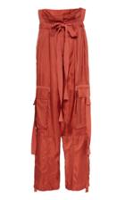 Moda Operandi Lee Mathews Edie Tie-waist Satin Wide-leg Pants Size: 2