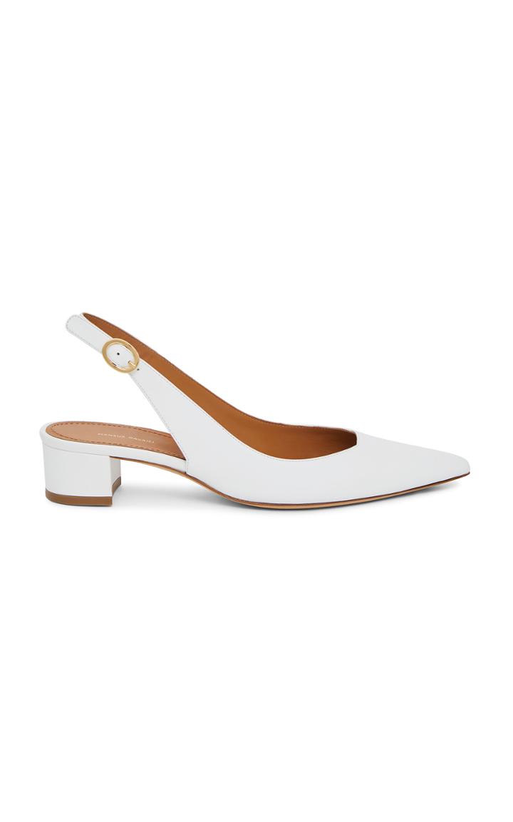 Mansur Gavriel Leather Slingback Pumps