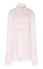 Jw Anderson Poplin Neck Tie Shirt