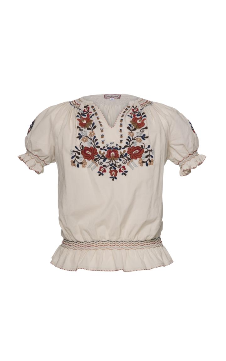 Lena Hoschek Piroschka Ruffled Hem Blouse