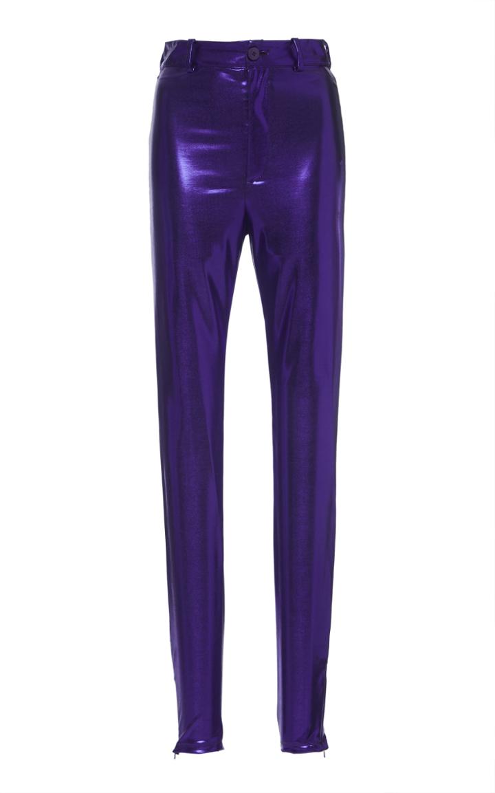 The Attico Stretch-lam Skinny Pants