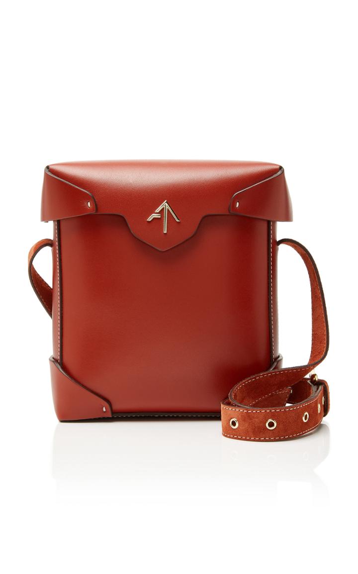 Moda Operandi Manu Atelier Pristine Mini Leather Shoulder Bag