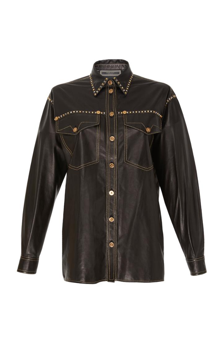 Versace Leather Shirt