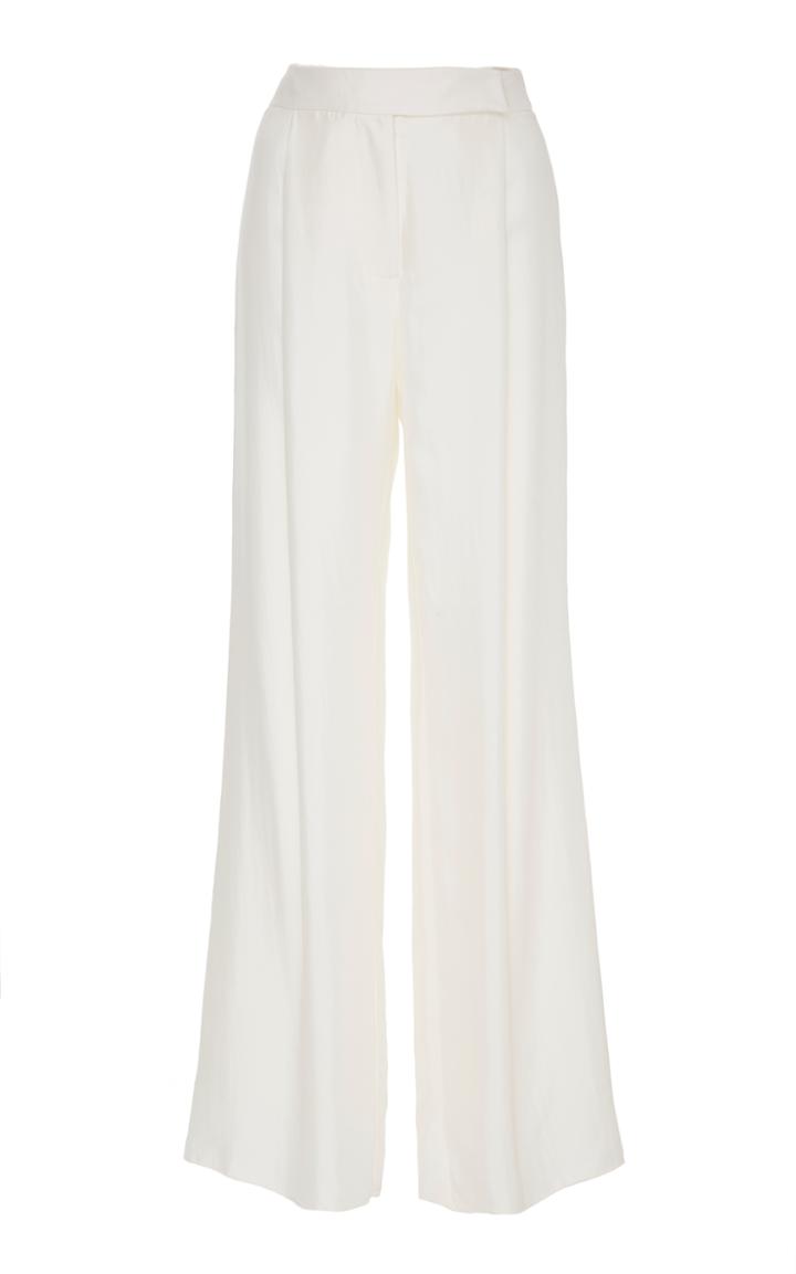 Lake Studio Long Flared Silk Pants
