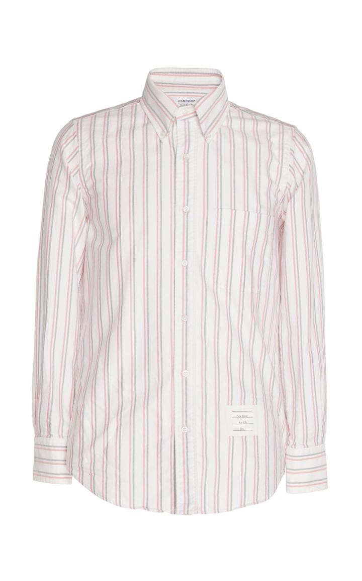 Thom Browne Pinstriped Cotton-poplin Shirt