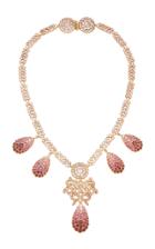 Sylvie Corbelin Marquise Palace 18k Gold Tourmaline And Sapphire Necklace