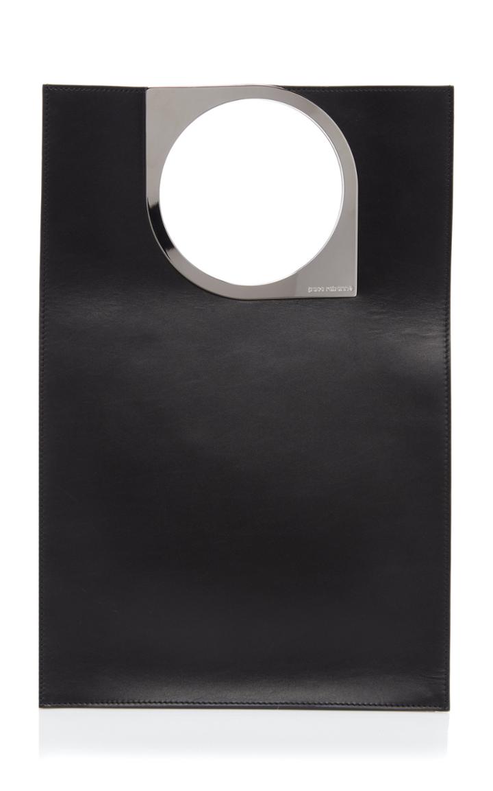 Moda Operandi Paco Rabanne Sleek Sac Porte Main Leather Top Handle Bag