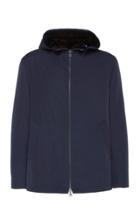 Yves Salomon Paris Reversible Hooded Wool And Shell Parka Size: 48