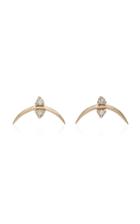 Sophie Ratner 14k Gold And Diamond Earrings