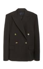Moda Operandi Proenza Schouler Split Collar Viscose-silk Jacket