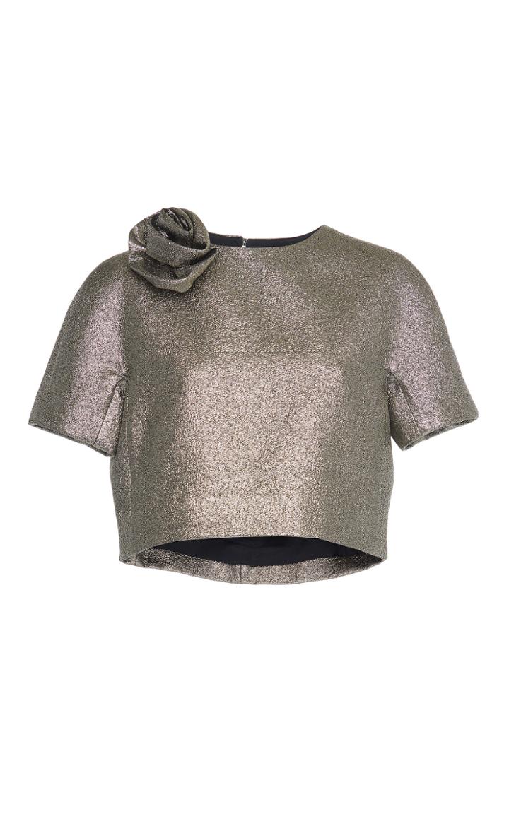 Martin Grant Rose Crop Top