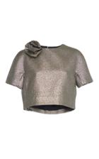 Martin Grant Rose Crop Top