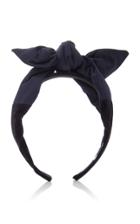Benoit Missolin Lucile Bow-embellished Silk-blend Headband