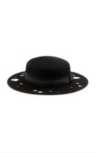 Maison Michel Rod Jagged Felt And Glitter Hat
