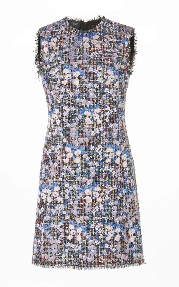 Giambattista Valli Floral Sequined Boucle Dress