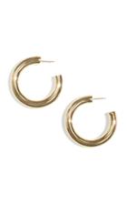 Young Frankk Dylan Gold-plated Hoop Earrings