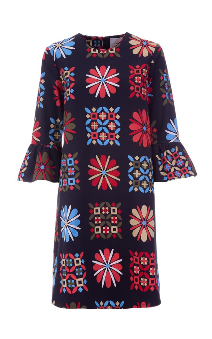 Moda Operandi La Doublej 24/7 Printed Cotton Mini Dress