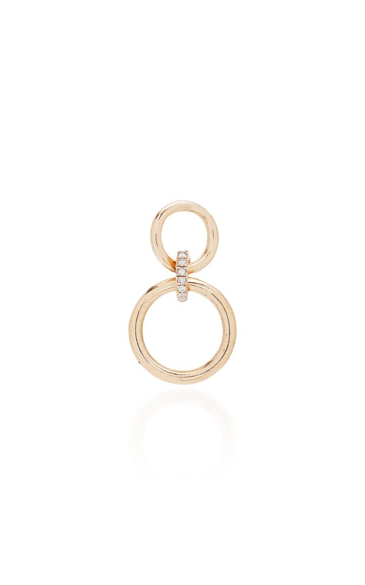 Gaelle Khouri Single 18k Logos Earring