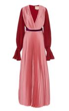 Moda Operandi Roksanda Rora Pleated Silk Maxi Dress Size: 8