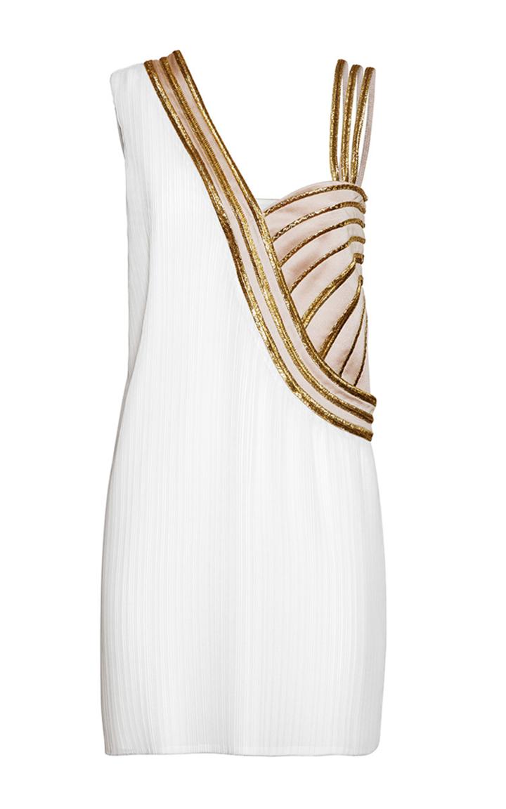Genny Gold Accent Mini Dress