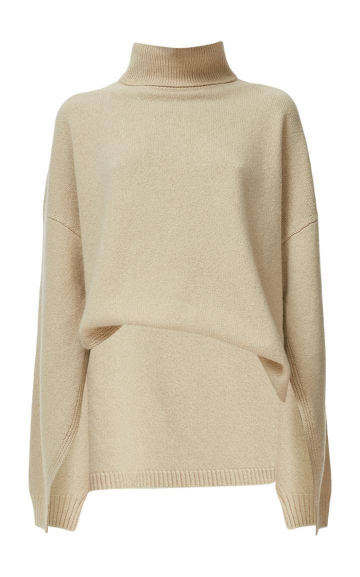 Tibi Cashmere-wool Turtleneck Sweater