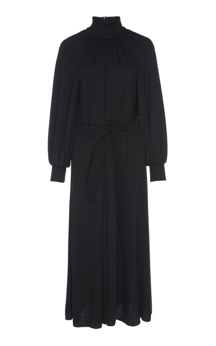 Martin Grant Balloon Sleeve Jersey Dress