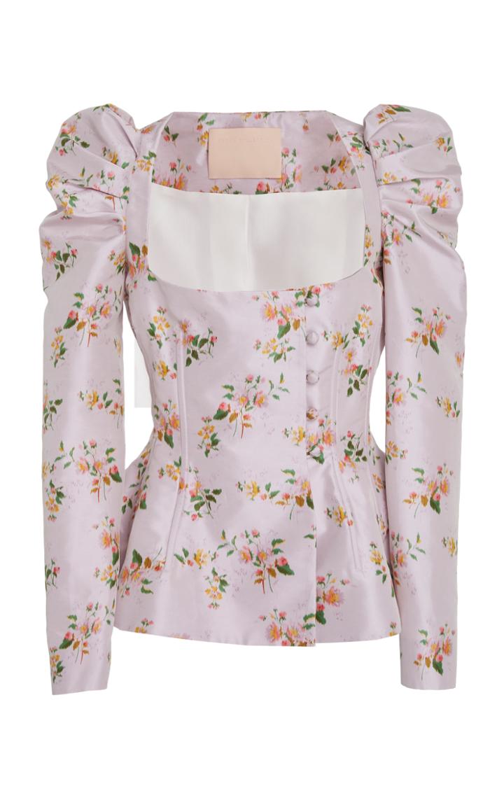 Brock Collection Jade Silk Jacket