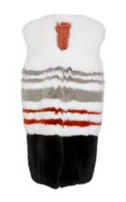 Missoni Striped Fur Vest